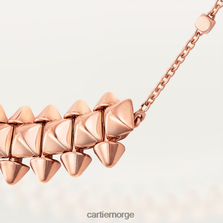 smykker Cartier clash kjede medium modell Rose gull F4466N368