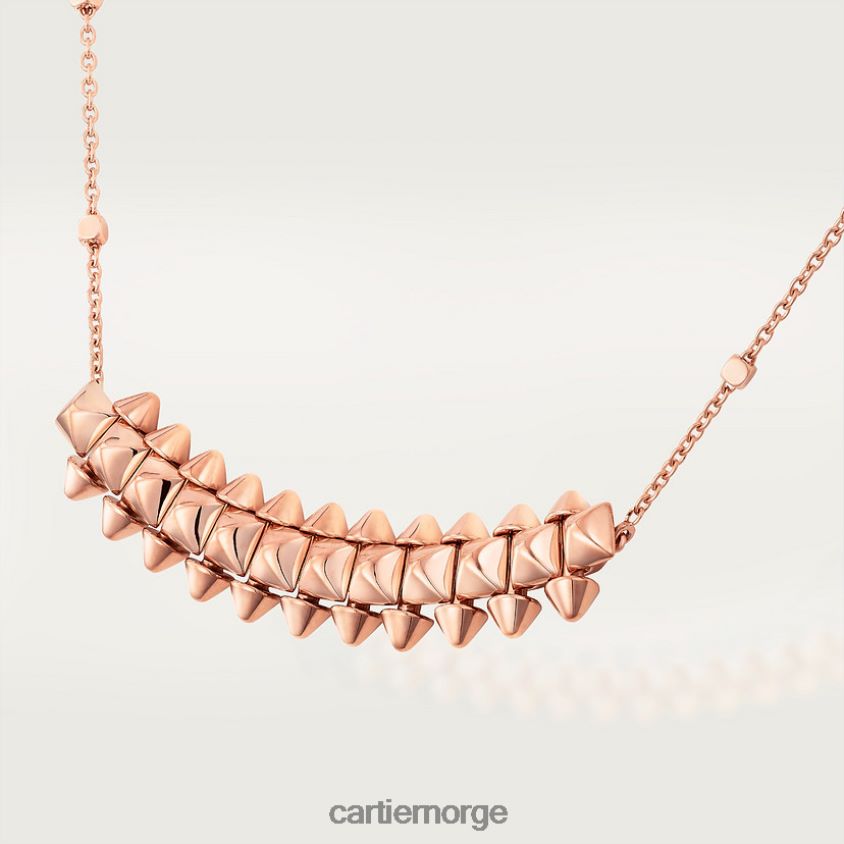 smykker Cartier clash kjede medium modell Rose gull F4466N368