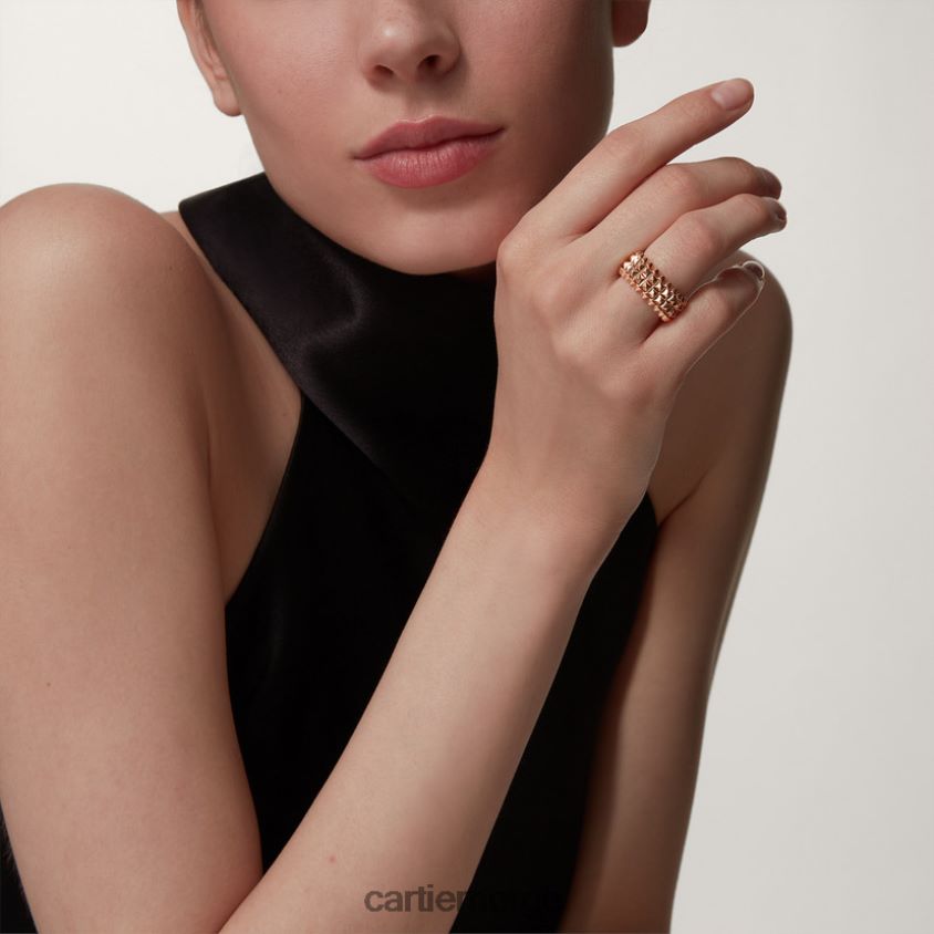 smykker Cartier clash ring Rose gull F4466N114