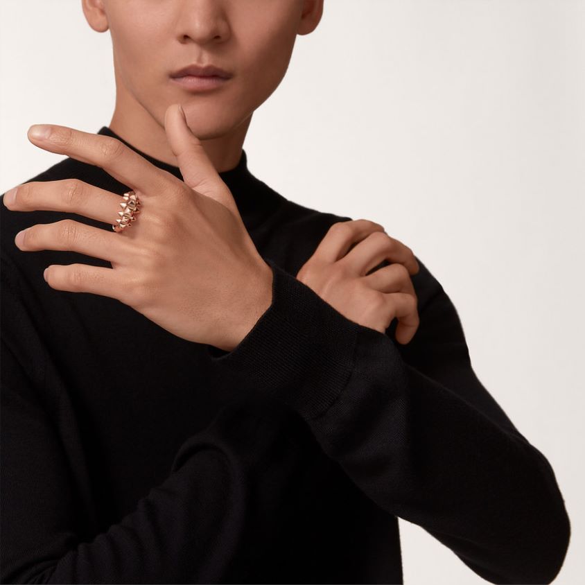 smykker Cartier clash ring Rose gull F4466N121