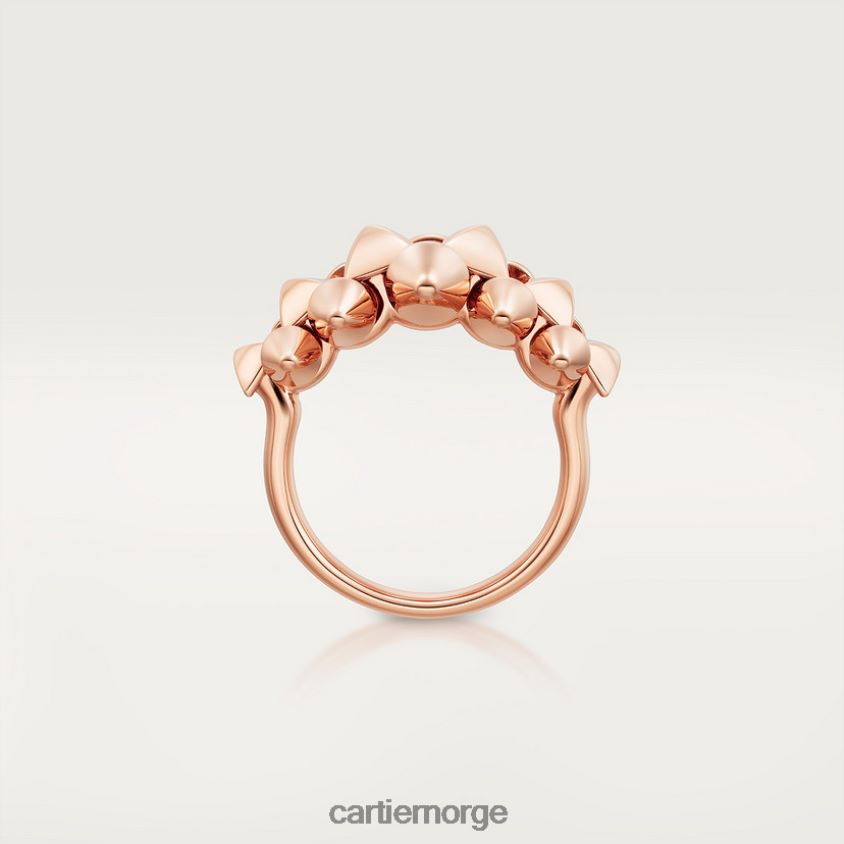 smykker Cartier clash ring Rose gull F4466N121