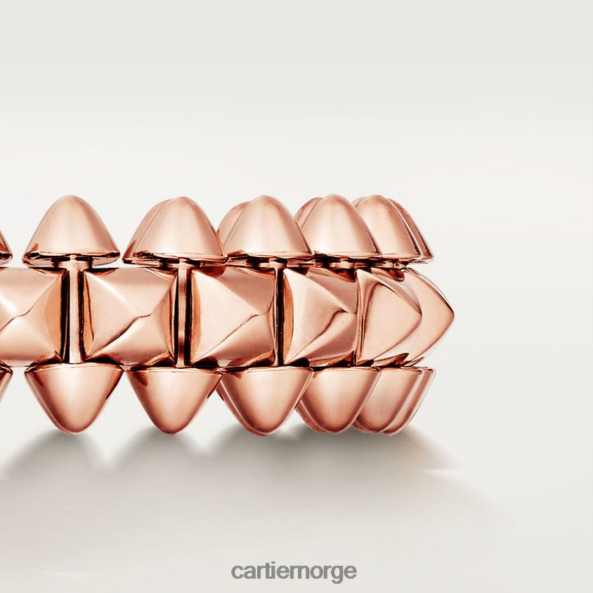 smykker Cartier clash ring liten modell Rose gull F4466N115