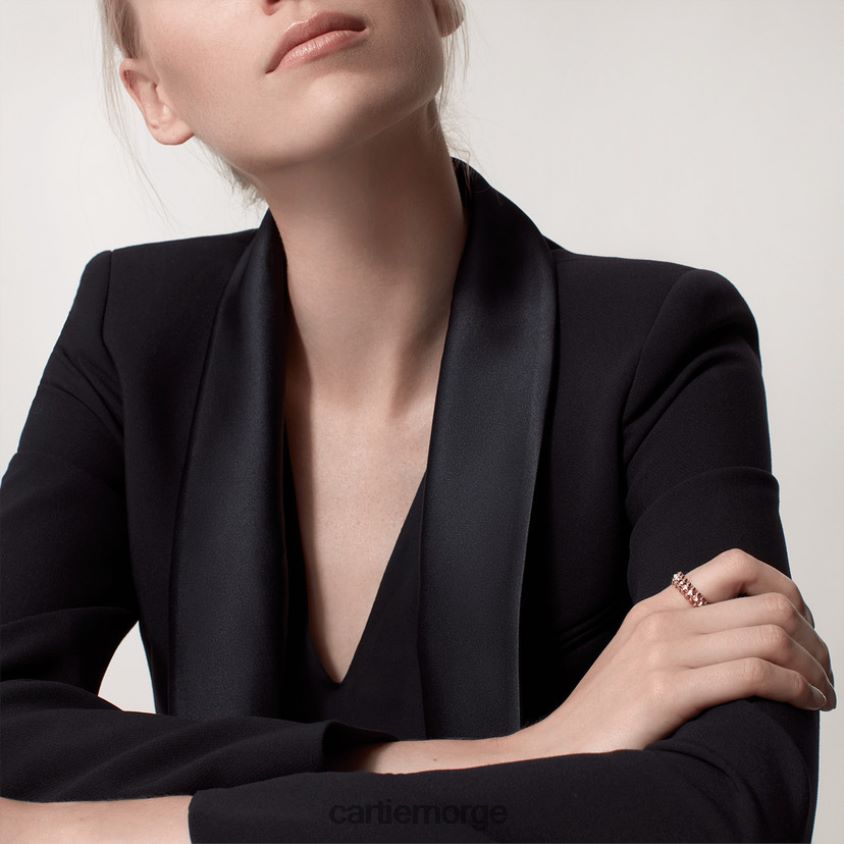 smykker Cartier clash ring liten modell Rose gull F4466N115