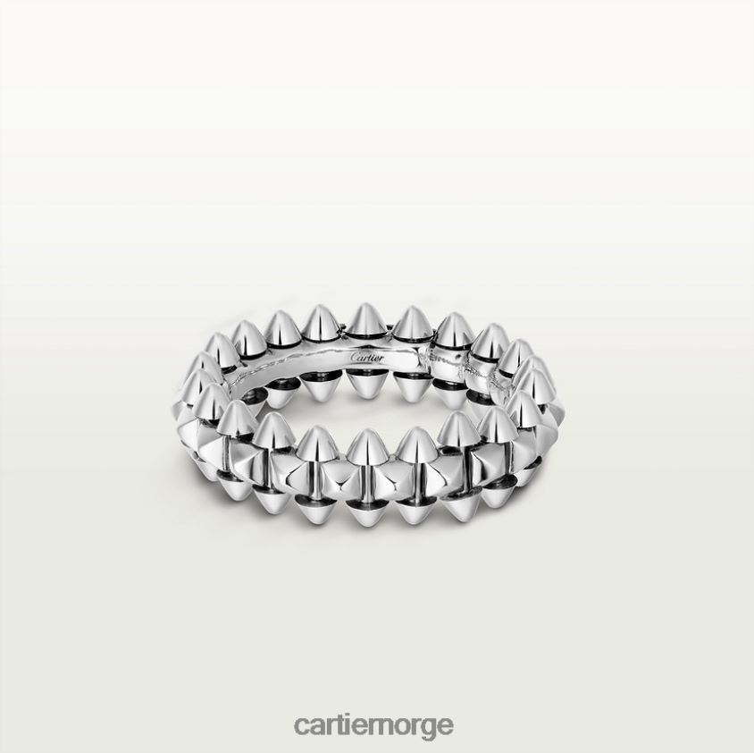 smykker Cartier clash ring liten modell hvitt gull F4466N119