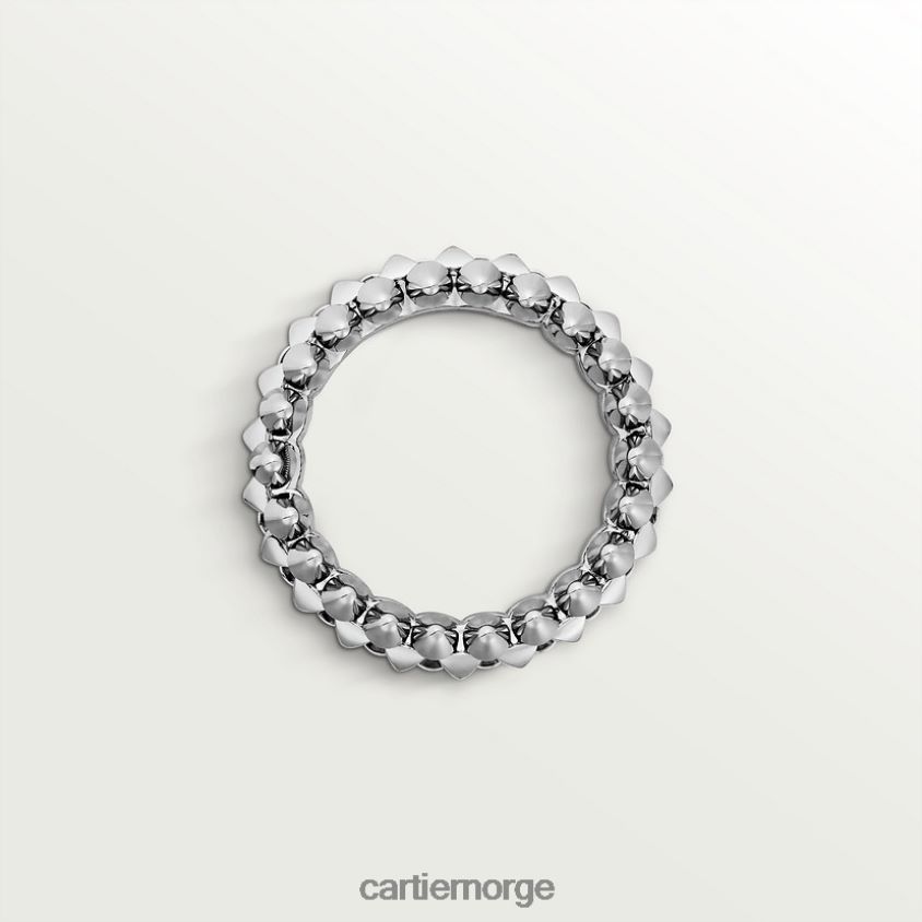 smykker Cartier clash ring liten modell hvitt gull F4466N119