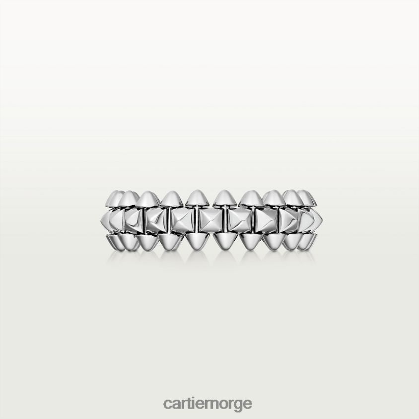 smykker Cartier clash ring liten modell hvitt gull F4466N119