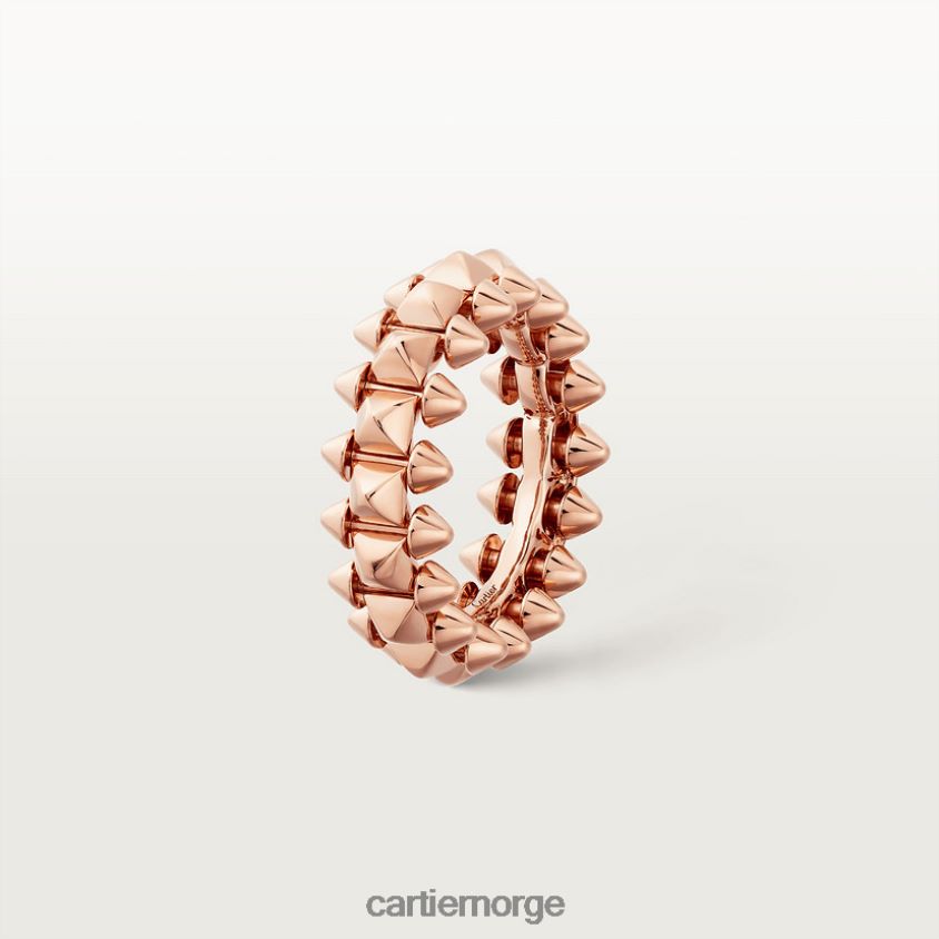 smykker Cartier clash ring medium modell Rose gull F4466N116