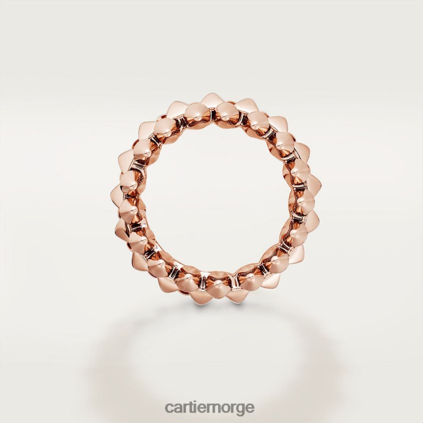 smykker Cartier clash ring medium modell Rose gull F4466N116