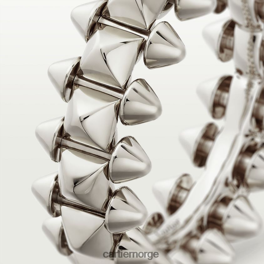 smykker Cartier clash ring medium modell hvitt gull F4466N117