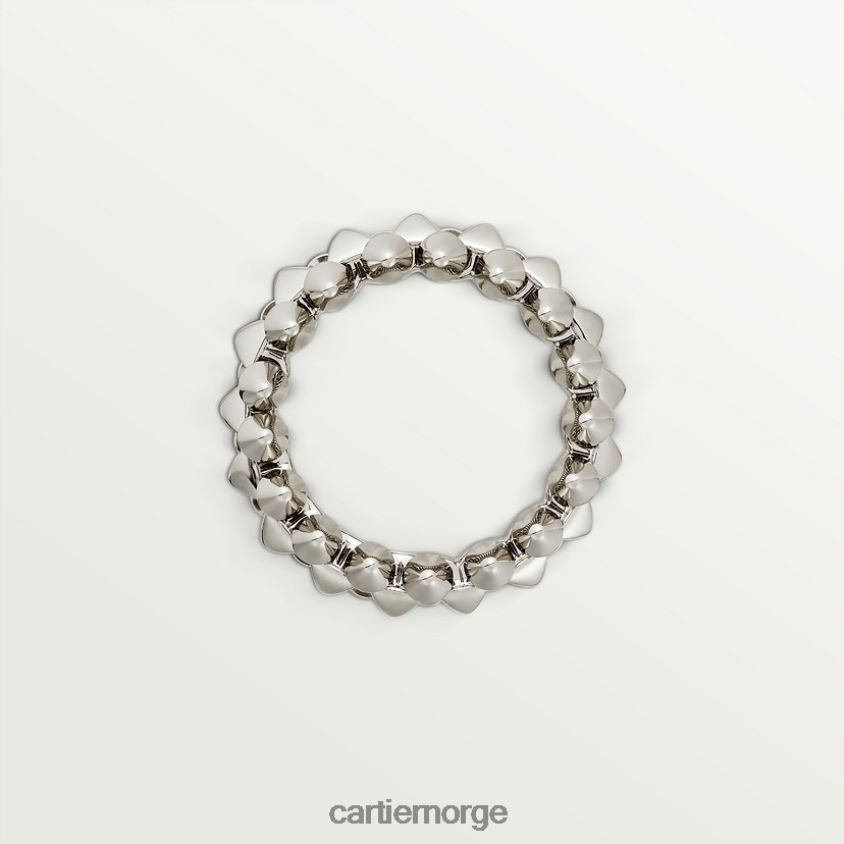 smykker Cartier clash ring medium modell hvitt gull F4466N117