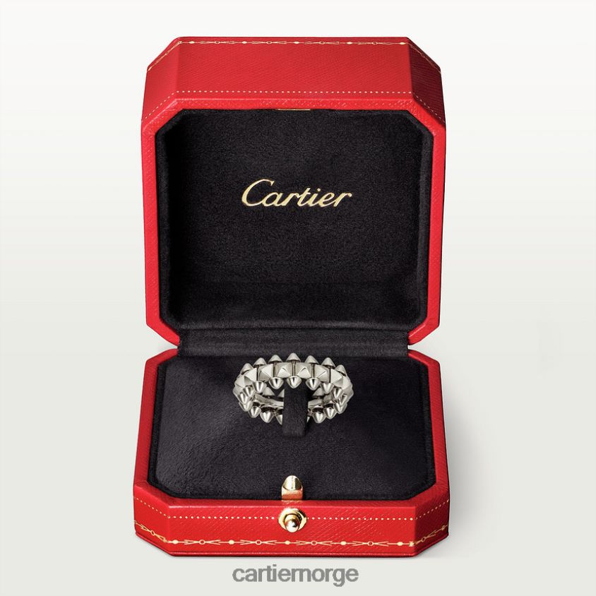 smykker Cartier clash ring medium modell hvitt gull F4466N117
