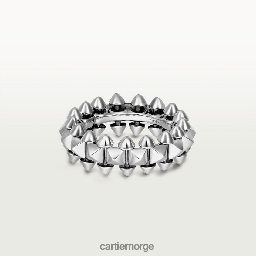 smykker Cartier clash ring medium modell hvitt gull F4466N120