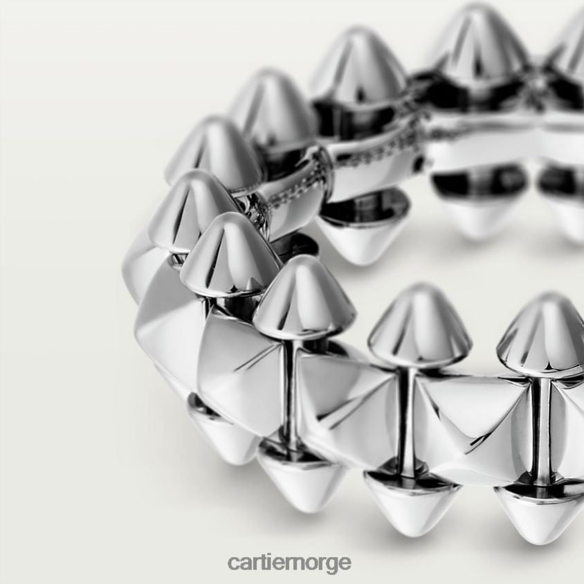 smykker Cartier clash ring medium modell hvitt gull F4466N120