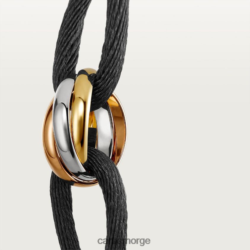 smykker Cartier trinity armbånd 3 gull F4466N220