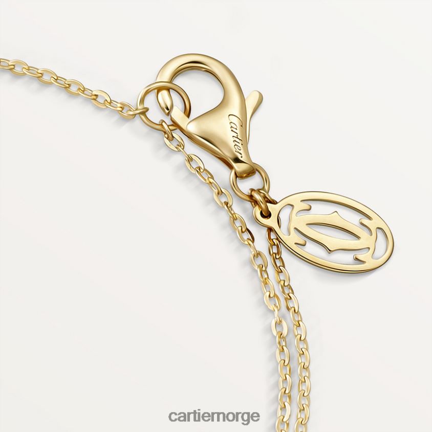 smykker Cartier trinity armbånd 3 gull F4466N222