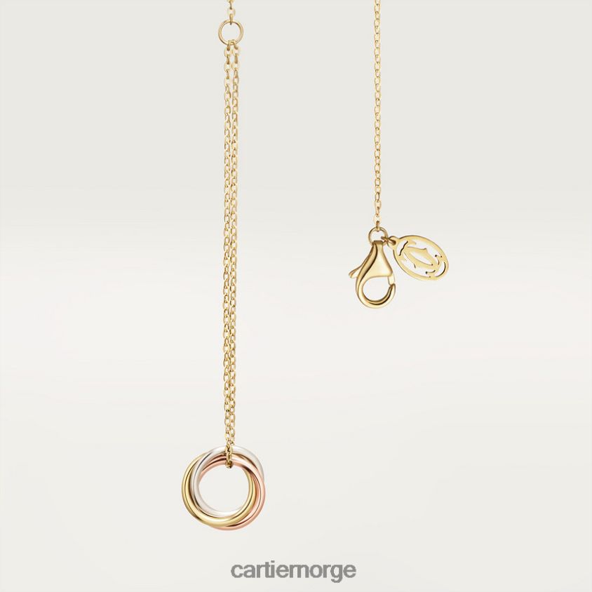 smykker Cartier trinity armbånd 3 gull F4466N222