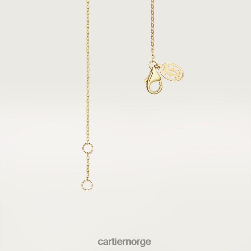 smykker Cartier trinity armbånd 3 gull F4466N223