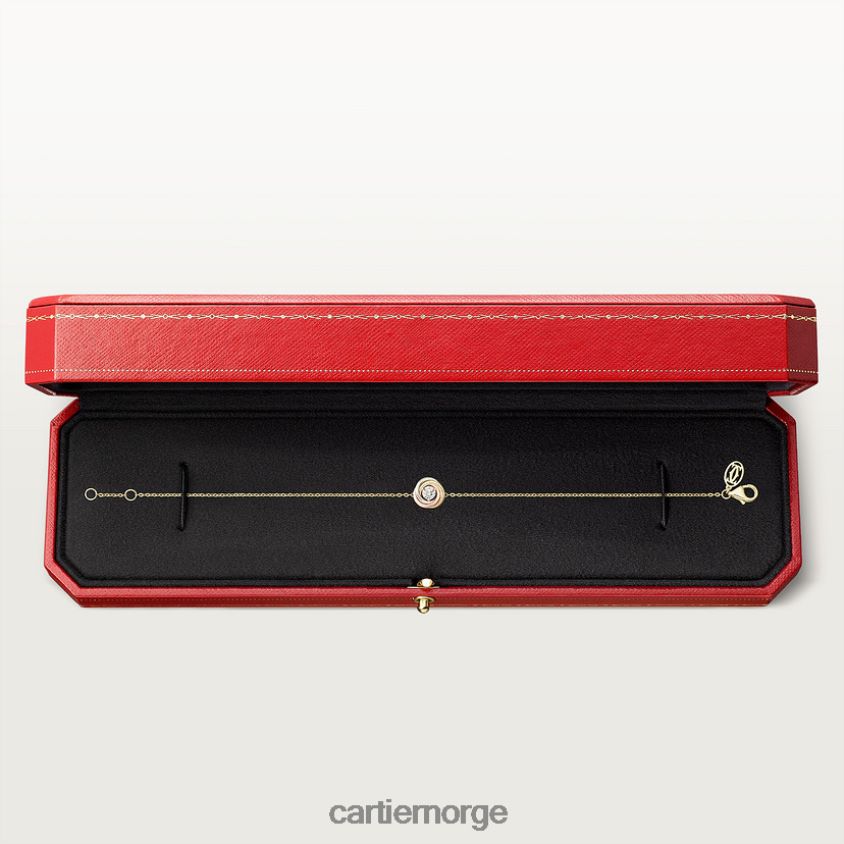 smykker Cartier trinity armbånd 3 gull F4466N223