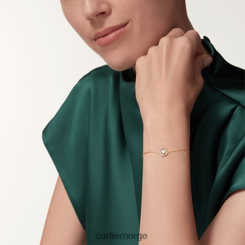 smykker Cartier trinity armbånd 3 gull F4466N223