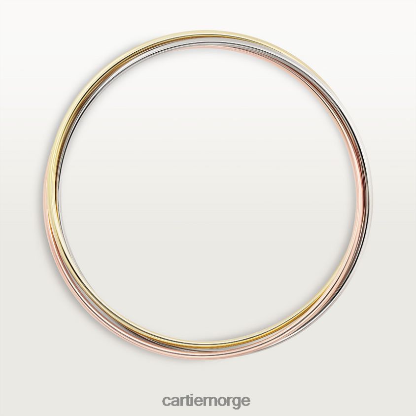 smykker Cartier trinity armbånd 3 gull F4466N224