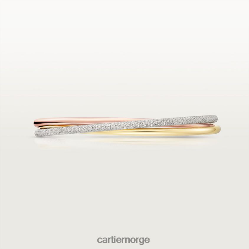 smykker Cartier trinity armbånd 3 gull F4466N226