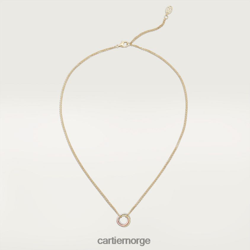 smykker Cartier trinity kjede 3 gull F4466N404