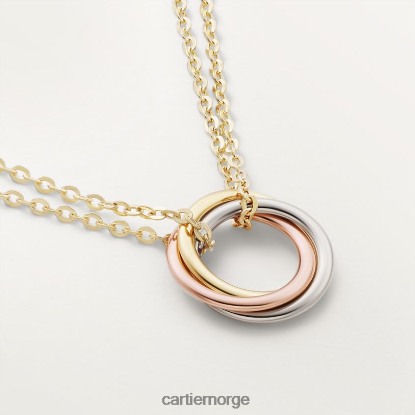 smykker Cartier trinity kjede 3 gull F4466N404