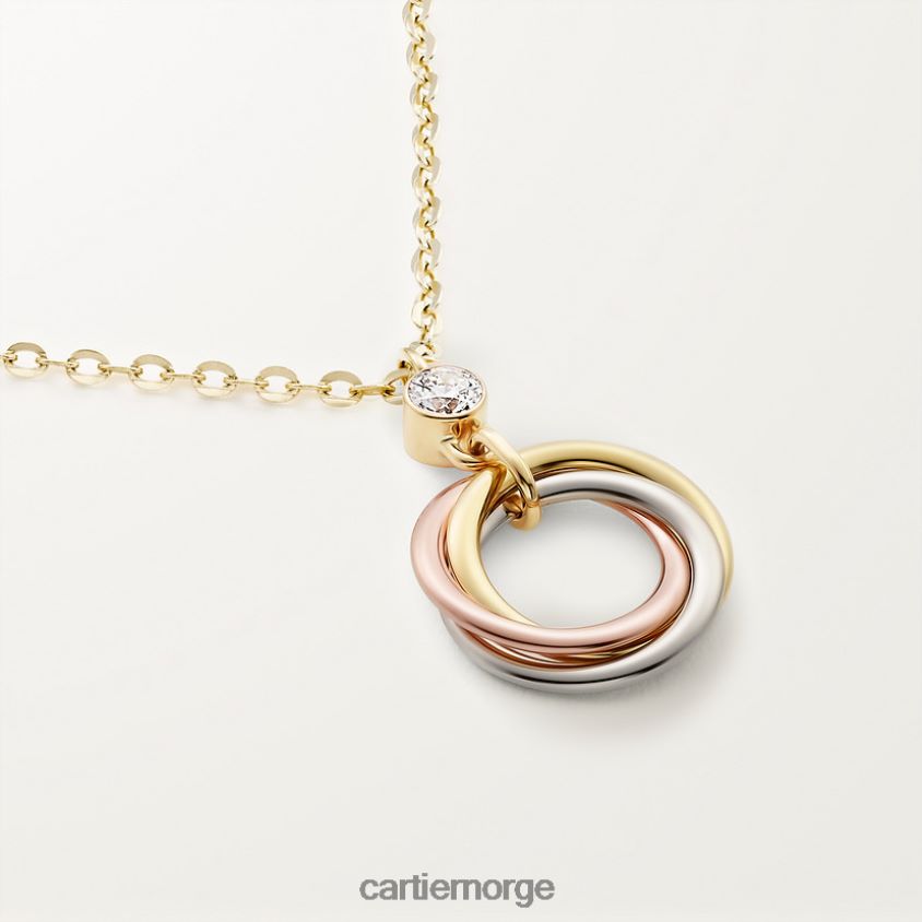 smykker Cartier trinity kjede 3 gull F4466N405