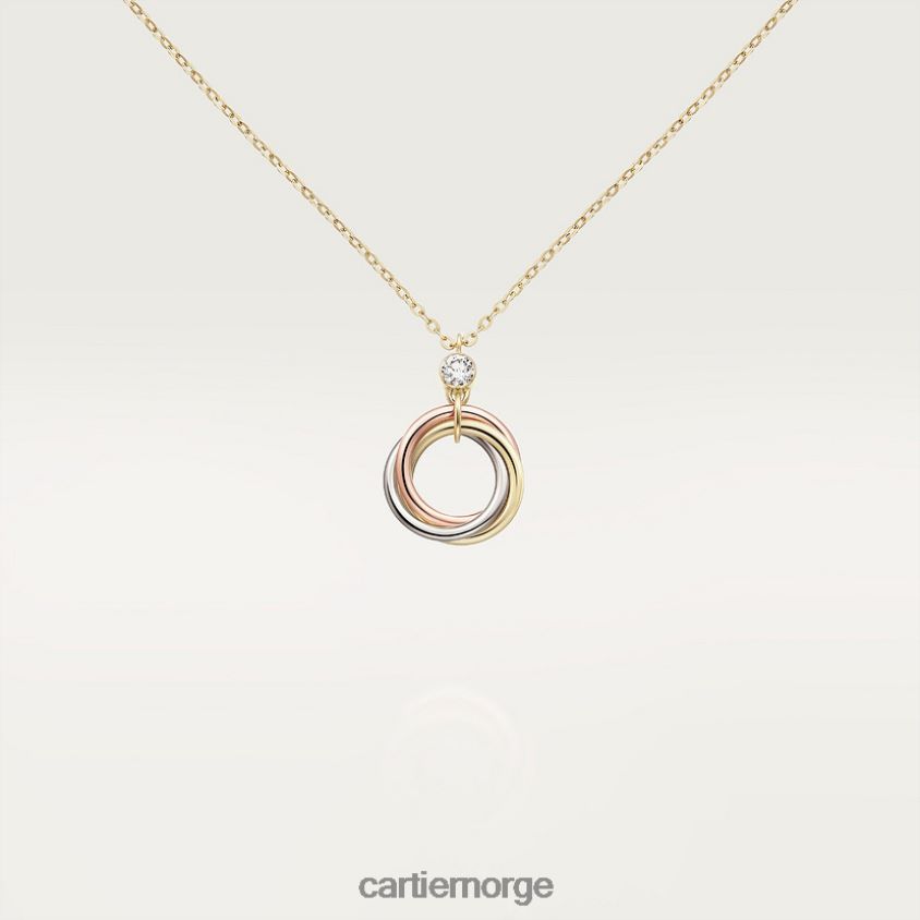 smykker Cartier trinity kjede 3 gull F4466N405