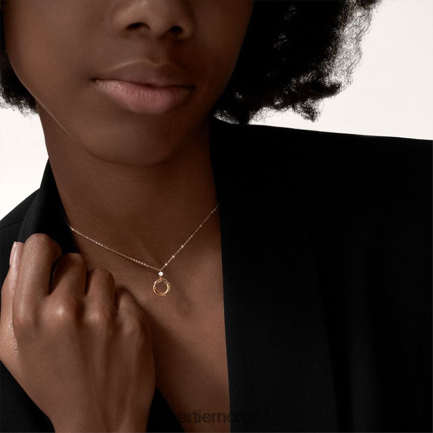 smykker Cartier trinity kjede 3 gull F4466N405