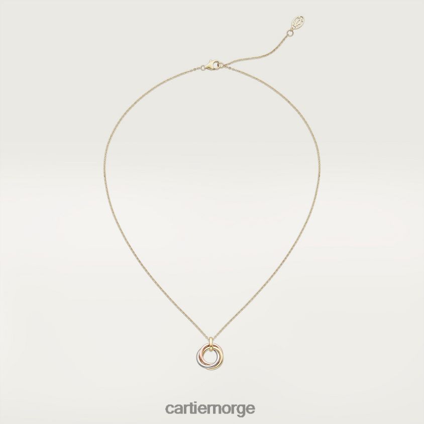 smykker Cartier trinity kjede 3 gull F4466N406