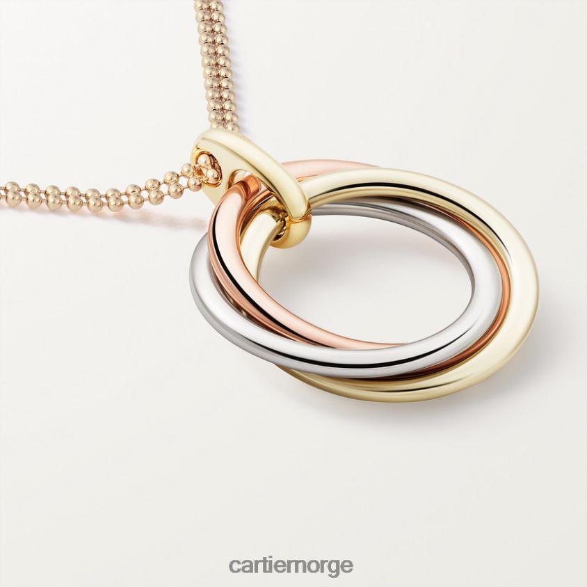 smykker Cartier trinity kjede 3 gull F4466N408