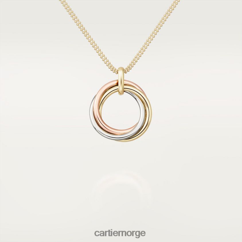 smykker Cartier trinity kjede 3 gull F4466N408