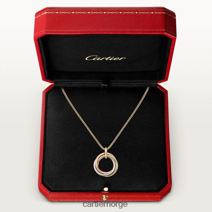 smykker Cartier trinity kjede 3 gull F4466N408