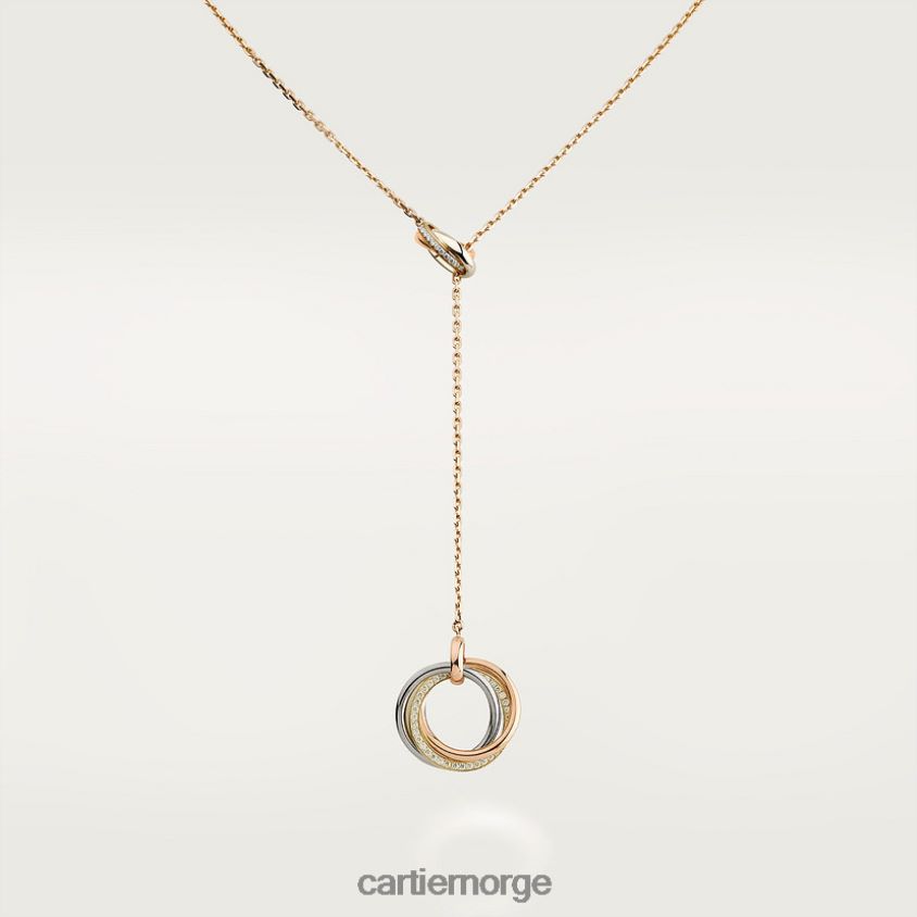 smykker Cartier trinity kjede stilig F4466N403