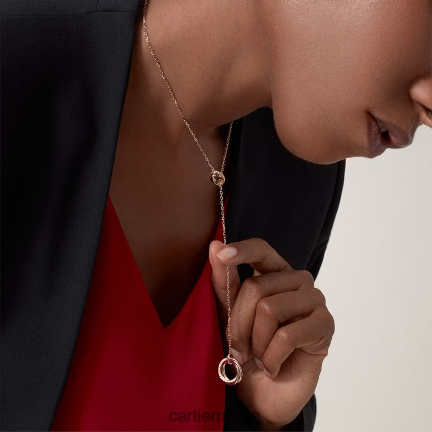 smykker Cartier trinity kjede stilig F4466N403