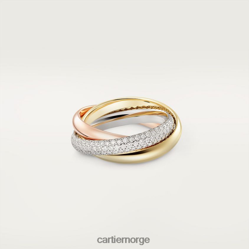 smykker Cartier klassisk treenighetsring 3 gull F4466N60