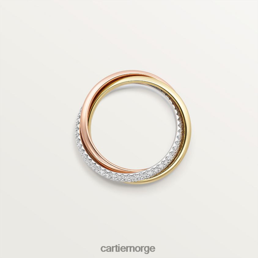 smykker Cartier klassisk treenighetsring 3 gull F4466N60