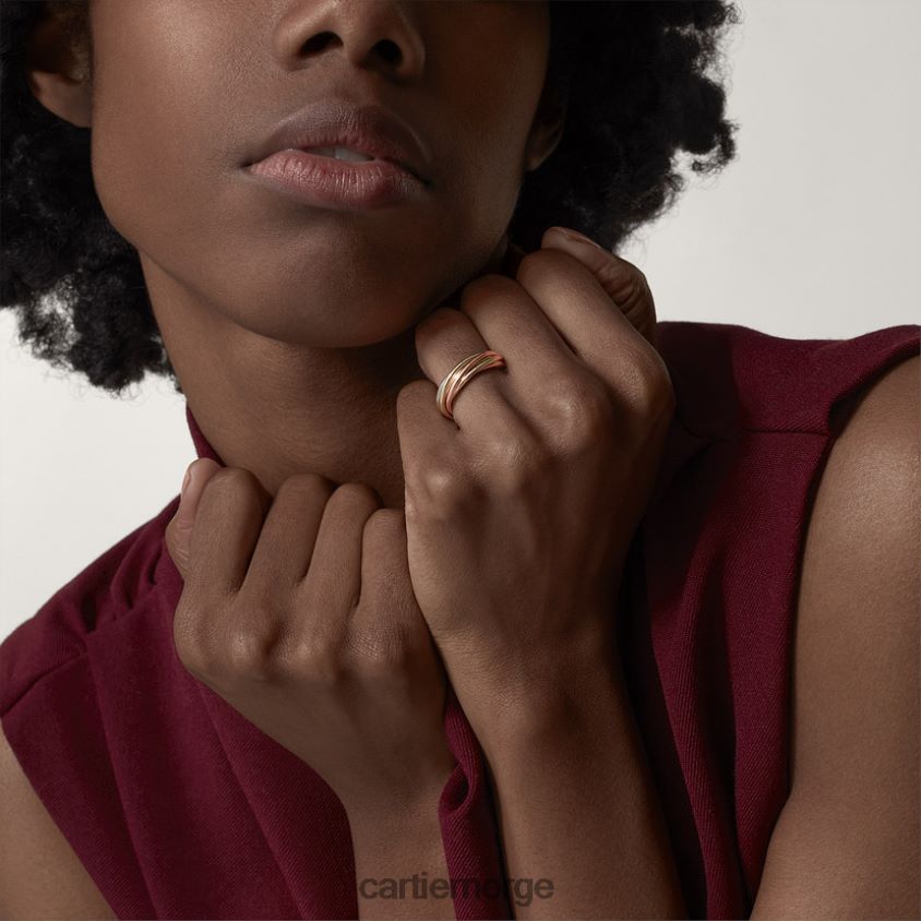 smykker Cartier treenighetsring 3 gull F4466N54