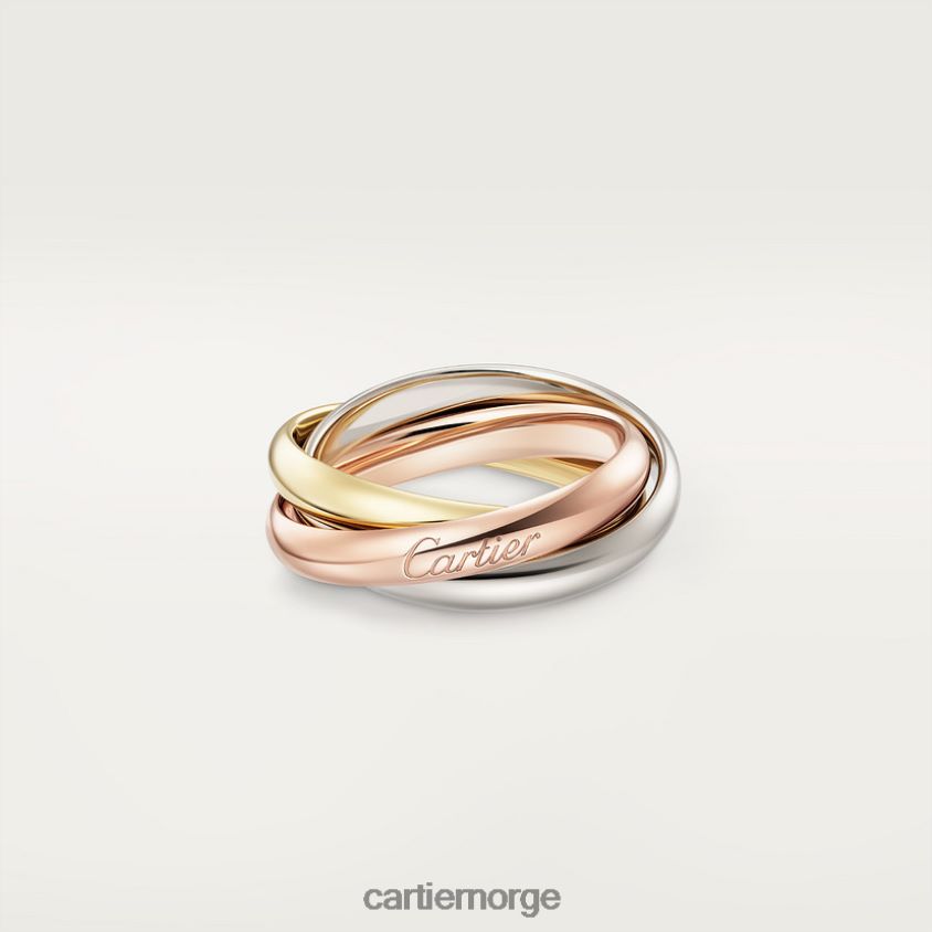 smykker Cartier treenighetsring 3 gull F4466N55
