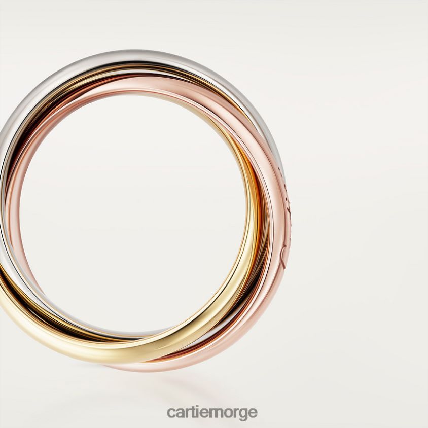 smykker Cartier treenighetsring 3 gull F4466N55