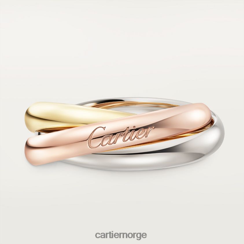 smykker Cartier treenighetsring 3 gull F4466N55