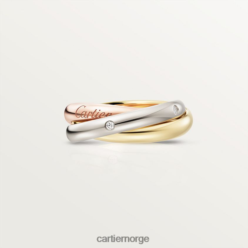 smykker Cartier treenighetsring 3 gull F4466N56