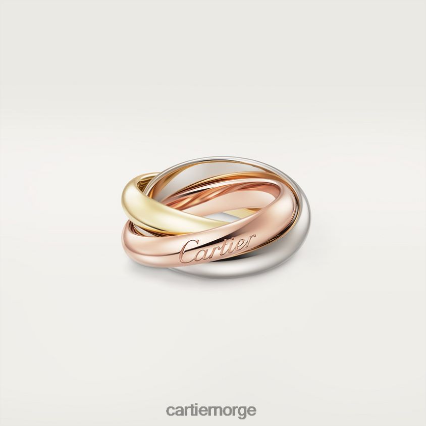 smykker Cartier treenighetsring 3 gull F4466N57
