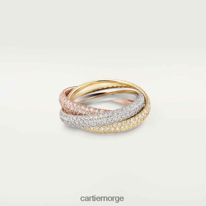 smykker Cartier treenighetsring 3 gull F4466N62