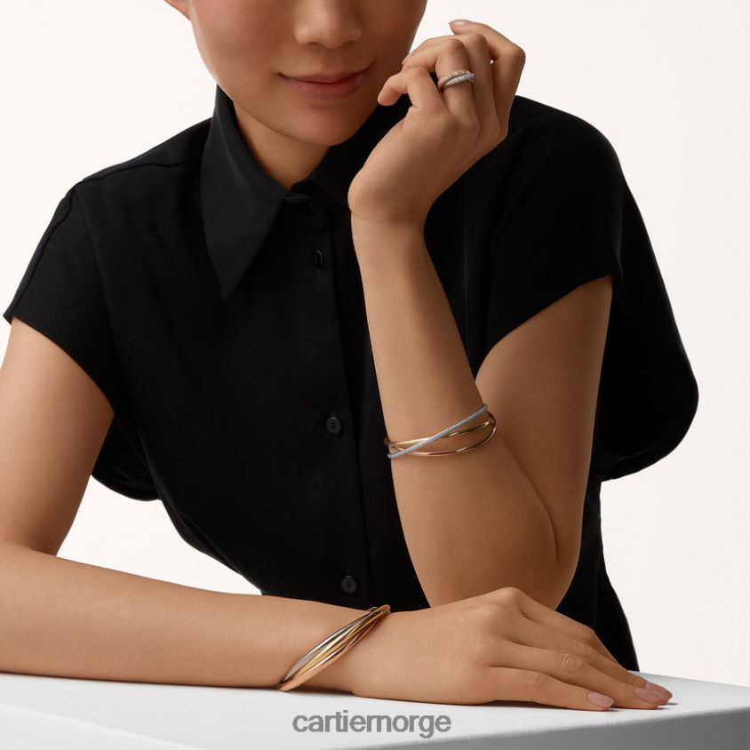 smykker Cartier treenighetsring 3 gull F4466N62