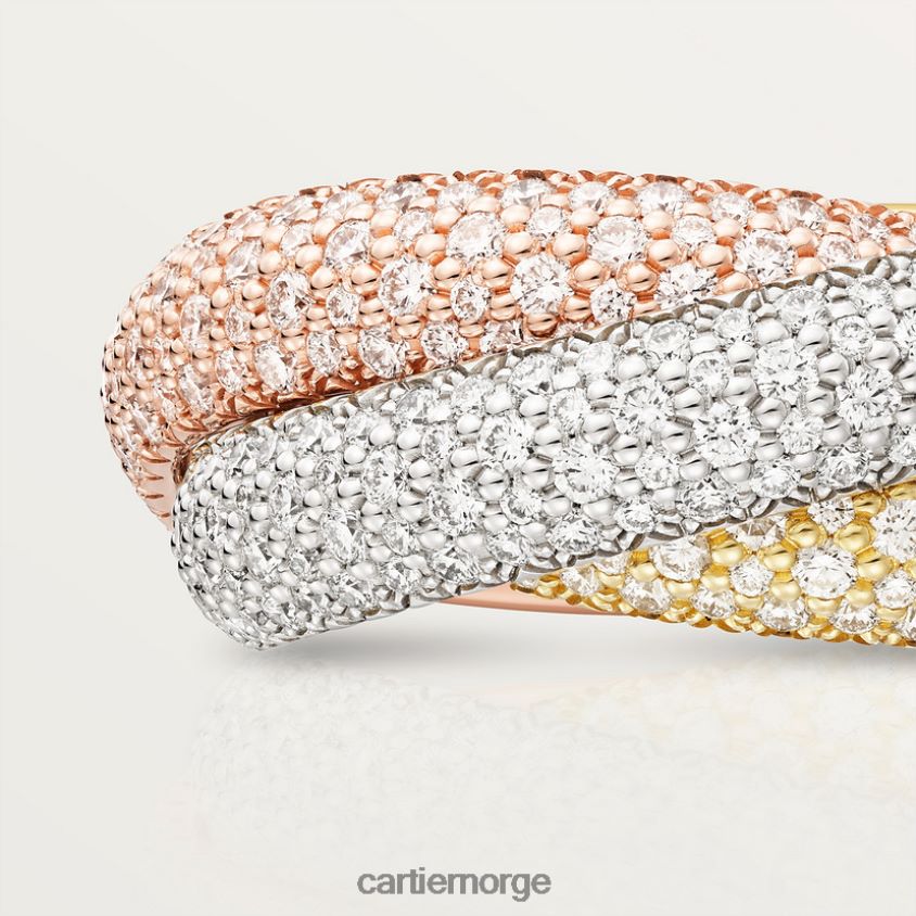 smykker Cartier treenighetsring 3 gull F4466N63
