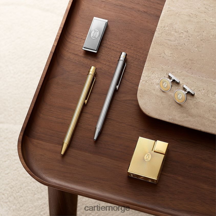 tilbehør Cartier c dekor pengeklipp stilig F4466N1482