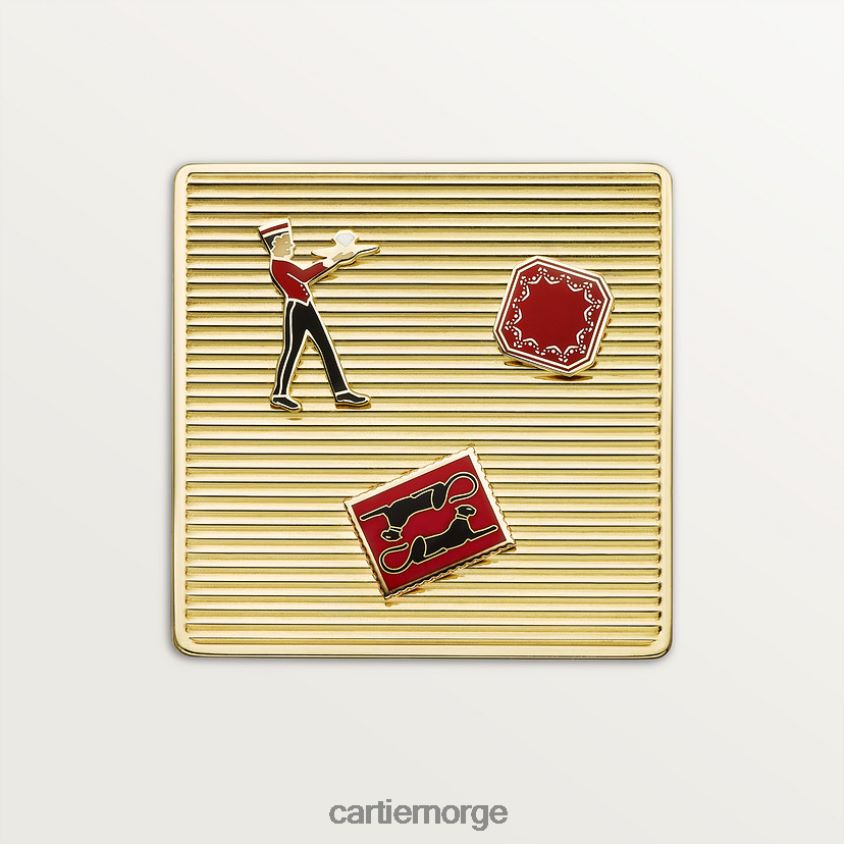 tilbehør Cartier diabolo kompakt speil stilig F4466N1481