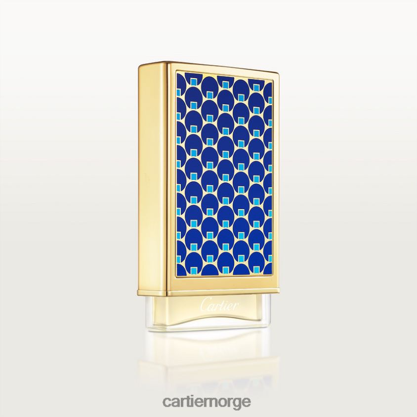 tilbehør Cartier necessaires en parfyme - blå prikker etui stilig F4466N1854